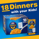 18 BOXES Kraft Original Macaroni & Cheese Dinner 7.25 oz Cheesiest Mac