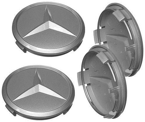 4 Hub Star Caps Mercedes Benz 240 300 D CD SD 123 126-0