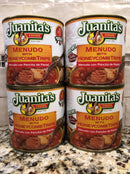 4 CANS Juanita's Menudo with Honeycomb Tripe 25 oz Soup Stock