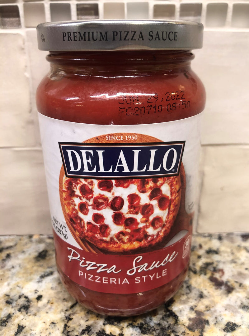 4 JARS Pizzeria Style Delallo Pizza Sauce 14 oz Jar Tomato Maker Crust