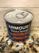 12 Cans Armour BOURBON BBQ Vienna Sausage Meat 4.6 oz Wiener FREE SHIP