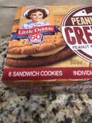 Big Pack Little Debbie Peanut Butter Creme Pies 6 pack Cookies Soft Sandwich