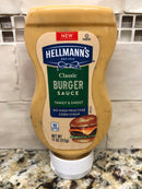 4 BOTTLES Hellmann's Condiment Classic Burger Sauce 11 oz Big Mac Special Mayo