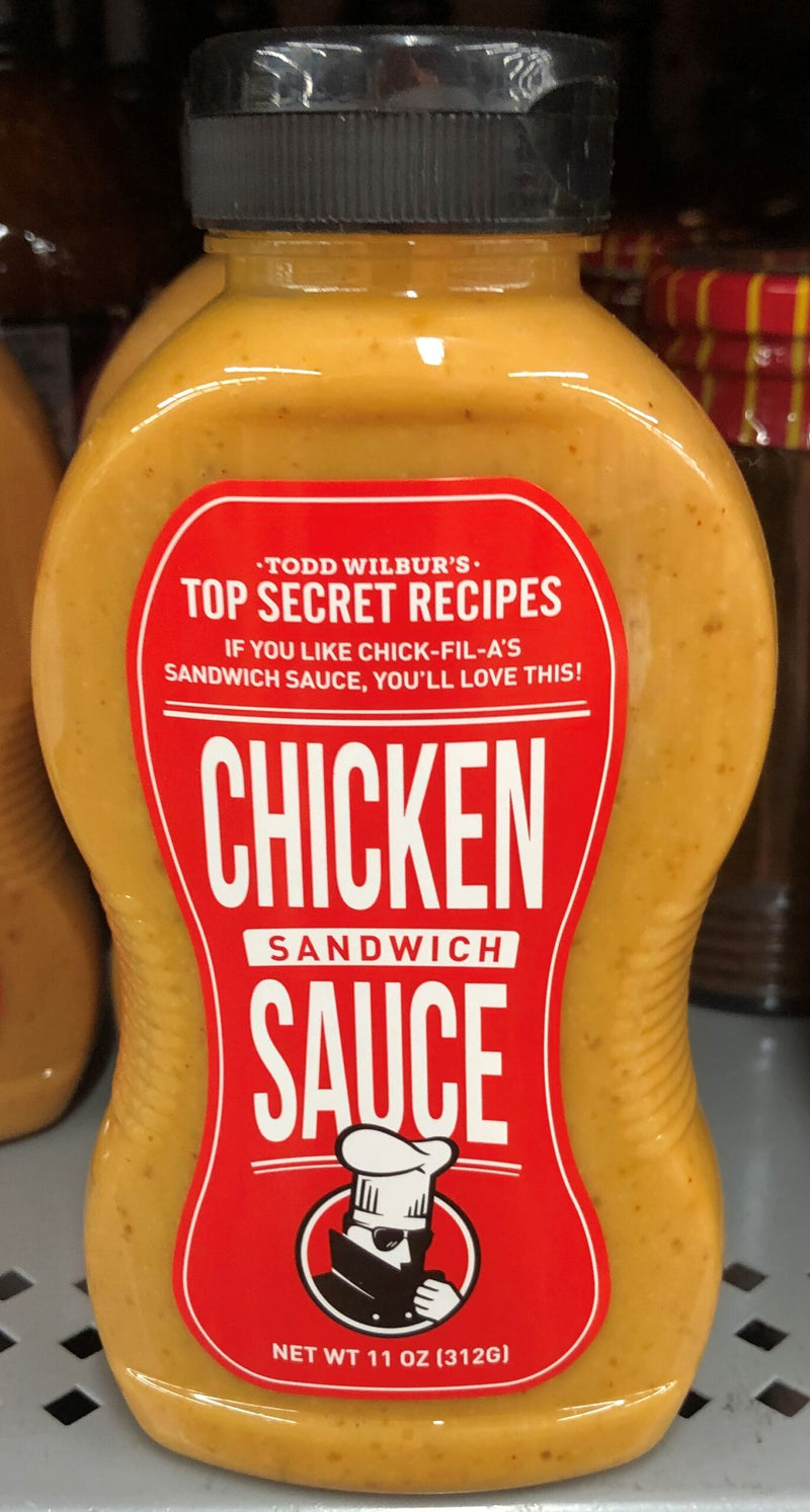 4 BOTTLES Todd Wilbur's Top Secret Recipes Chicken Sandwich Sauce 10 oz Chikfila