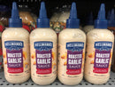 4 BOTTLES Hellmann's Roasted Garlic Sauce 9 oz Chicken Dip Roast Beef