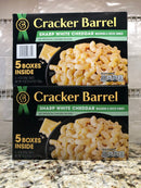 10 BOXES Cracker Barrel Macaroni & Cheese Dinner 14 oz White Cheese