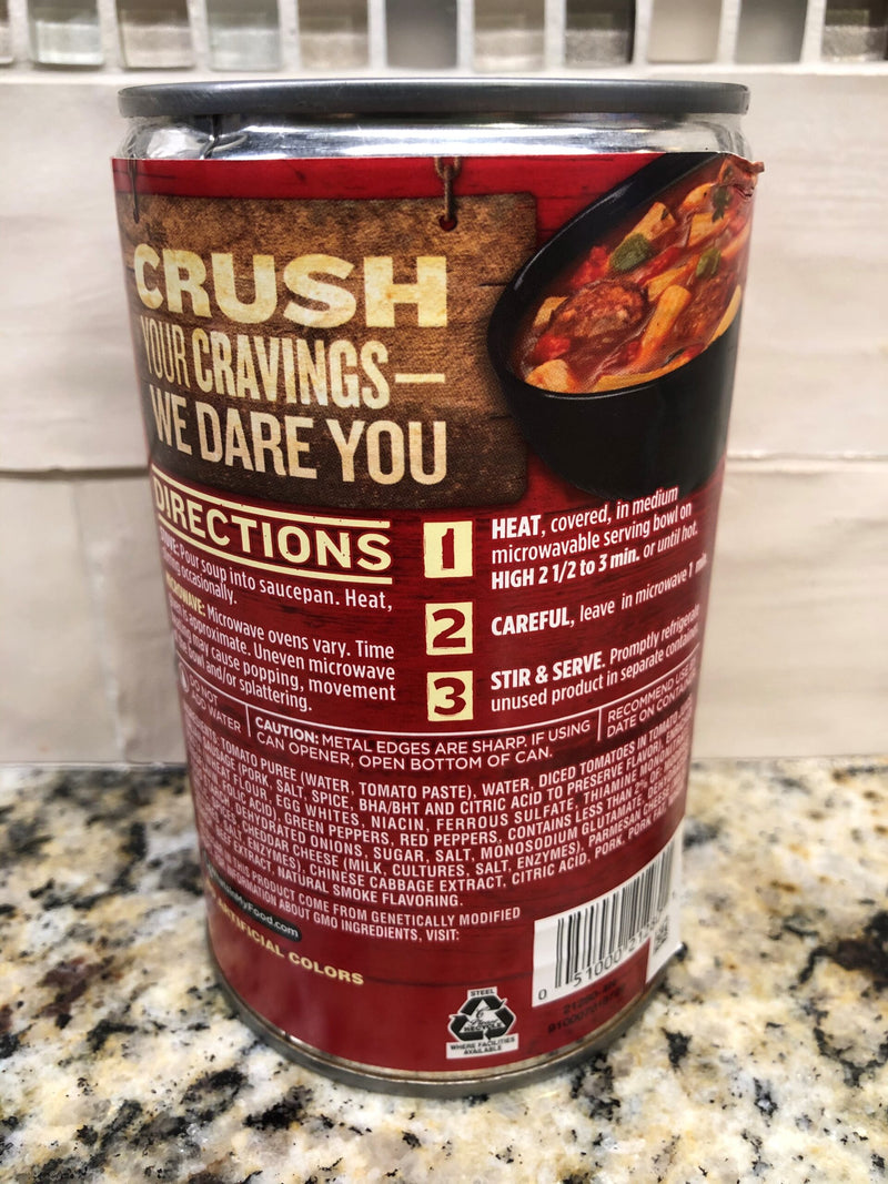 4 Campbell's CHUNKY Sausage & Pepper Rigatoni Soup 18.8 oz Cans