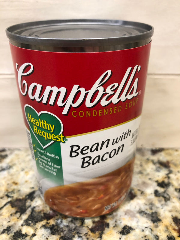 8 CANS Campbell's Condensed Healthy Request Bean with Bacon Soup 11.5 oz Can