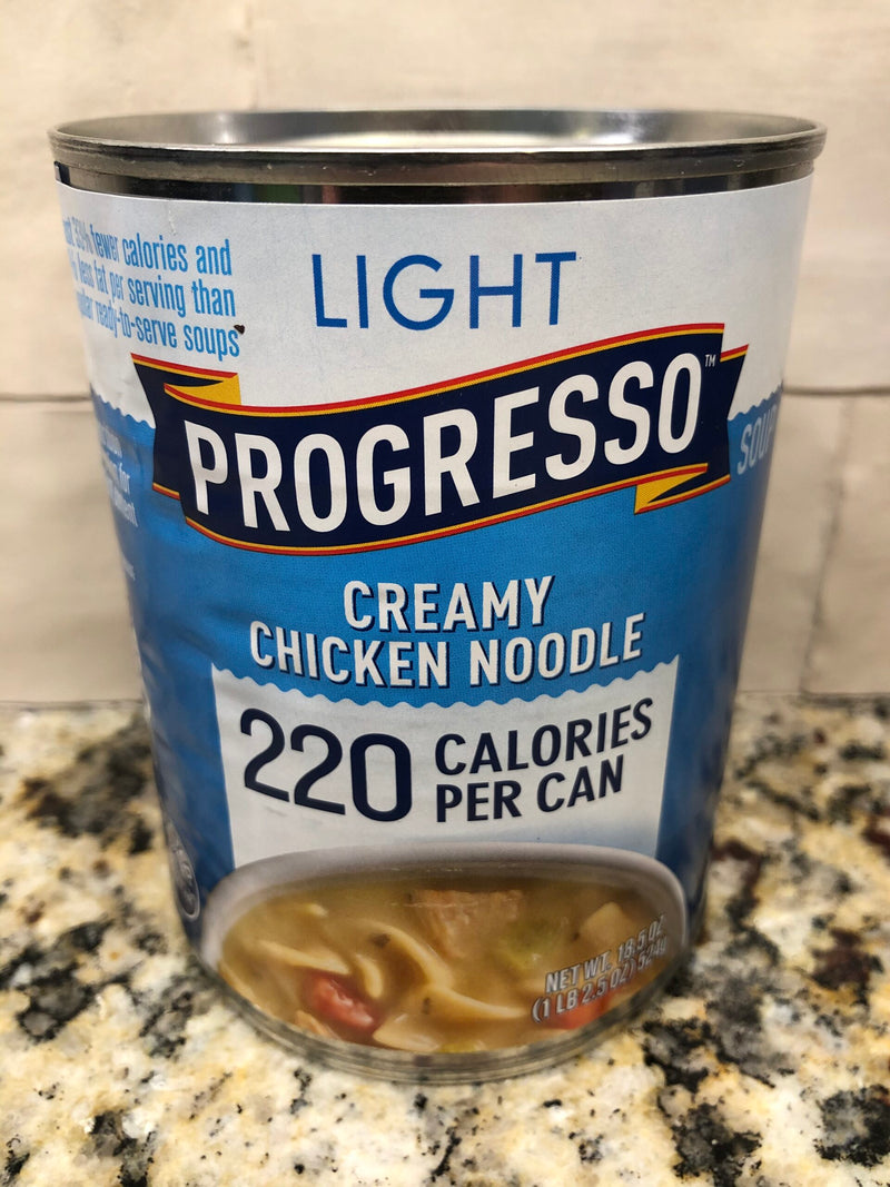 10 CANS Progresso Light Creamy Chicken Noodle Soup 18.5 oz Can