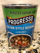 10 CANS Progresso Reduced Sodium Italian Style Wedding Soup 18.5 oz Can Meatballs (Copy)