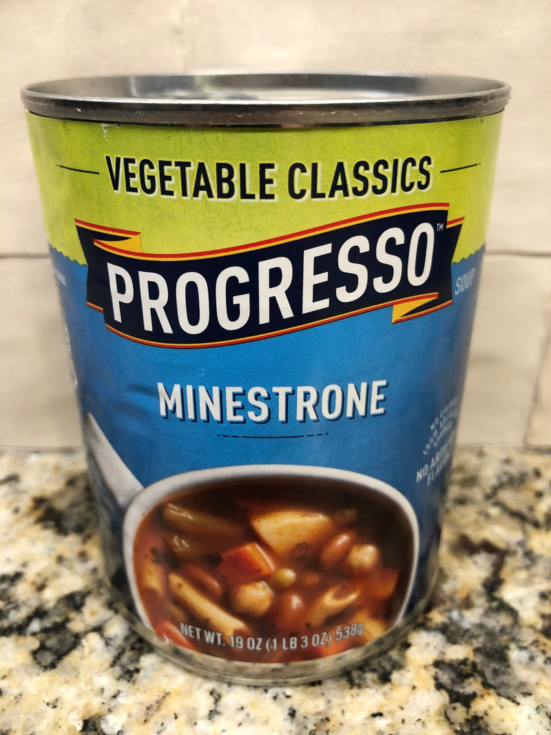 10 CANS Progresso Vegetable Classics Minestrone Soup 19 oz Can