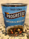 4 CANS Progresso Traditional Chicken and Wild Rice Soup 19 oz Can