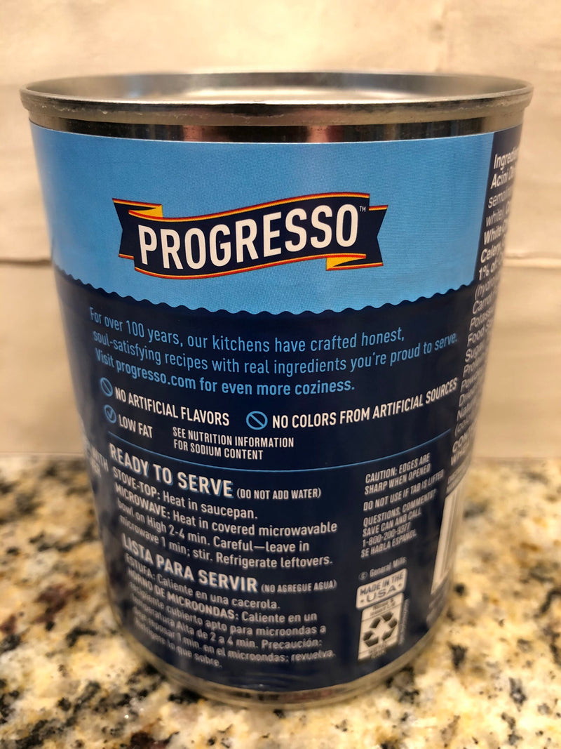 4 CANS Progresso Traditional Homestyle Chicken w Vegetables Pearl Pasta Soup 19 oz Can