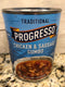 4 CANS Progresso Traditional Chicken and Sausage Gumbo Soup 19 oz Can