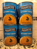 4 CANS Progresso Traditional Butternut Squash Soup 18.5 oz Can Gluten Free