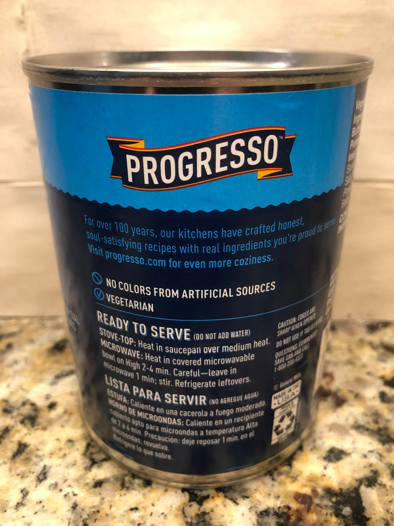 4 CANS Progresso Traditional Butternut Squash Soup 18.5 oz Can Gluten Free