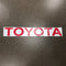 Toyota Pickup Truck Tailgate Letters Sticker BLUE Pickup Bed Vinyl Decal