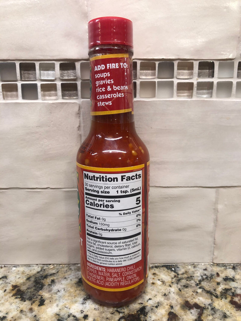 Tropical Pepper Co XXXtra Hot Habanero Pepper Sauce 5 Oz Marinade Extra