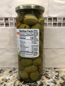 Food Lion Stuffed Manzanilla Queen Spanish Olives w/ Minced Pimientos 10 oz. Jar