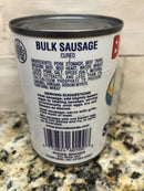 18 Cans Beverly Bulk Sausage Cured 10 oz Can breakfast eggs grits