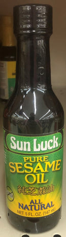 Sun Luck Pure Sesame Oil 5 oz Bottle All Natural Dip Stir Fry Wontons Egg Roll