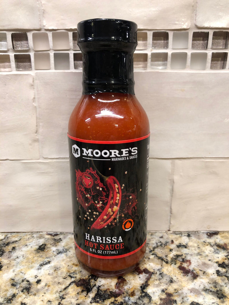 Moore's Spicy Harissa Hot Sauce 6 Oz Marinade Pepper Pasta Eggs