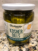 4 JARS Breckenridge Farms Kosher Dill Pickles 17 oz Jar Sandwich