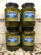 4 JARS Pampa Bread & Butter Pickle Chips 12 oz Jar Sweet Salad Sub Sandwich