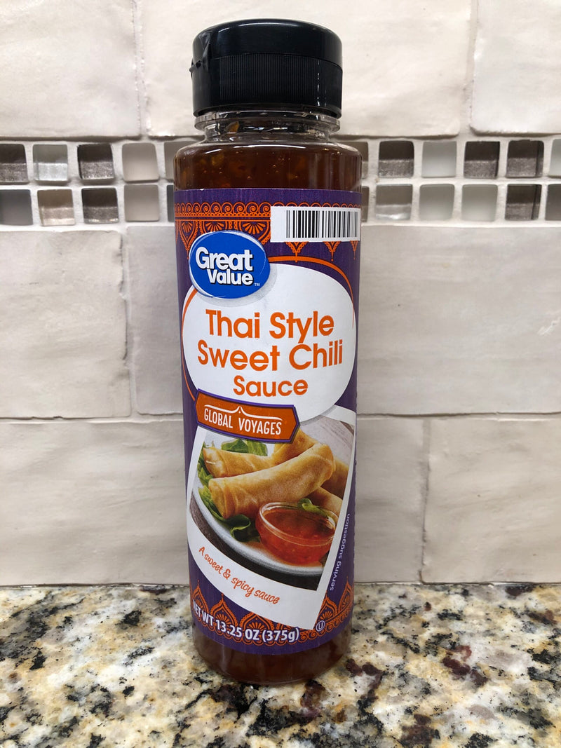 6 BOTTLES Great Value Thai Style Sweet Chili Sauce 13.25 oz Eggroll Dip BBQ