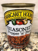 6 CANS Margaret Holmes Southern Style Seasoned Pepper ‘n Peas 15 oz Can