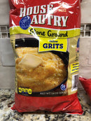 2 PACK House Autry Yellow Stone Ground Grits 24 oz Bag Breakfast Corn Hominy