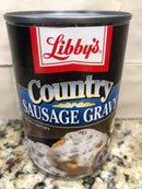 4 CANS Libby's Country Sausage Gravy 15 oz breakfast and biscuits eggs