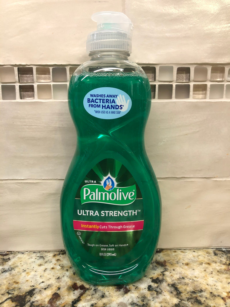 4 BOTTLES Palmolive Ultra Strength Liquid Dish Soap Detergent 10 Fl Oz Kitchen