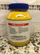 2 Jars of Sauer's Classic Yellow Mustard 32 Oz Sauce BBQ Hamburger Bottle