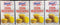 4 BOXES Kent Boringer Corn Muffin Mix 8.5 Oz Cornbread Fritters Jiffy