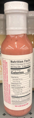 G Hughes Sugar Free Raspberry Vinaigrette Salad Dressing 12 oz Bottle Iceberg