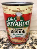 6 CANS Chef Boyardee Cheese Ravioli in Tomato Sauce Microwave Pasta 15 Oz