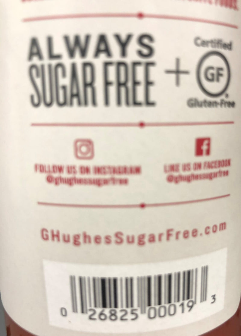 G Hughes Sugar Free Ketchup 13 oz Bottle Catsup Sauce Chip Fries Diabetic