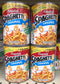 FOUR CANS Campbell's SpaghettiOs Original Pasta 15.8 oz Cans Tomato Sauce