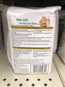 2 BAGS White Lily Buttermilk Enriched White Cornmeal Mix Self-Rising 2 lb Bag