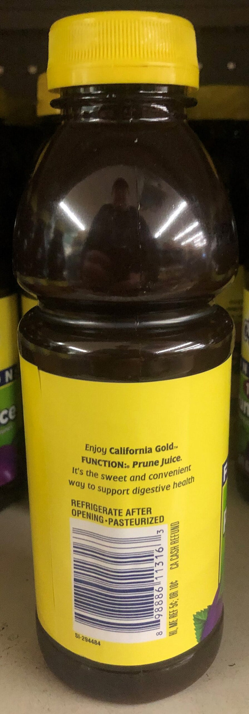 FOUR BOTTLES Bottles of California Gold 100% Prune Juice 16 oz Bottle Plum