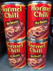 4 CANS Hot Dog Hormel Chili NO Beans 15 oz Hamburger Sauce Dip Bowl