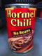 4 CANS Hot Dog Hormel Chili NO Beans 15 oz Hamburger Sauce Dip Bowl