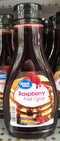 FOUR BOTTLES Great Value Raspberry Fruit Syrup 12 fl oz Pancake Waffle Breakfast