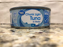 6 CANS Great Value Chunk Light Tuna in Water 5 oz Can Protein Salad Meat