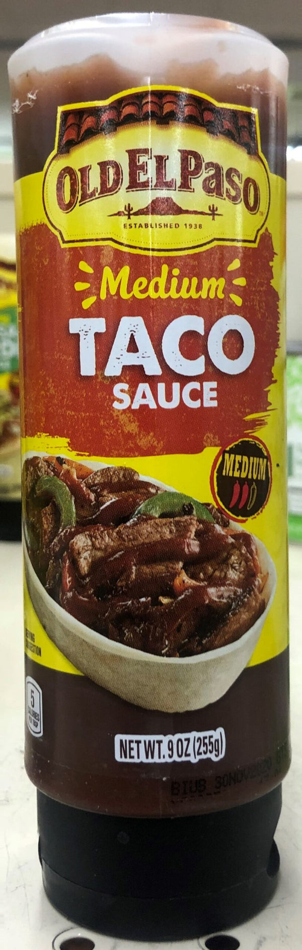 Old El Paso Medium Taco Squeeze Sauce 9 Oz Salsa Street Taco Truck Pepper