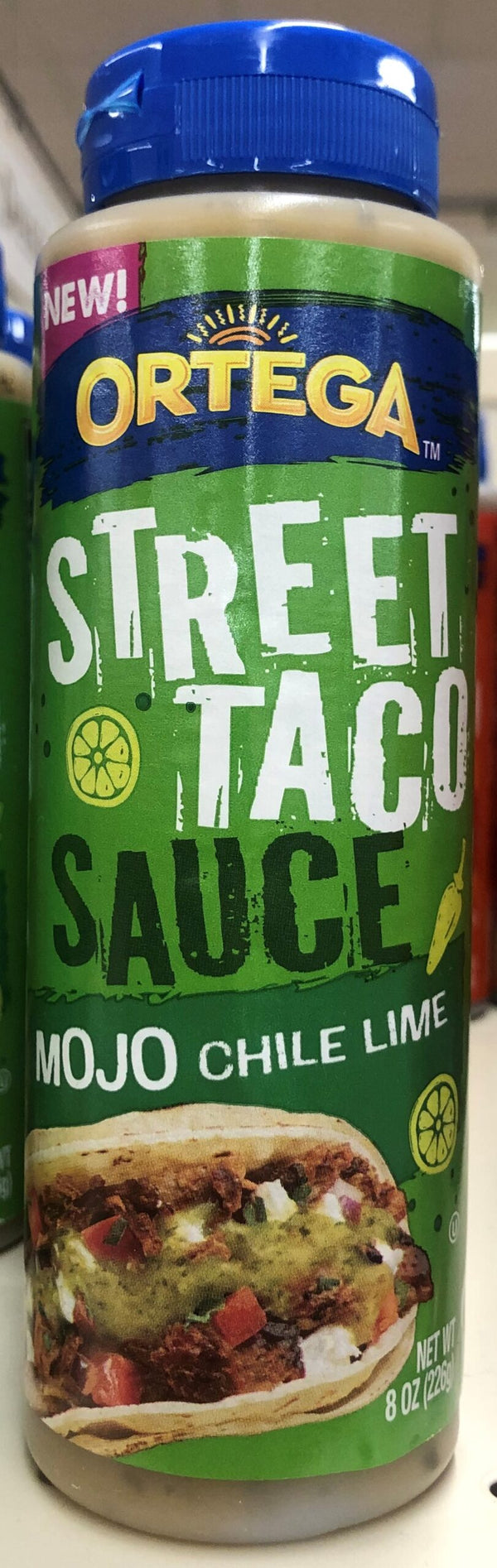 Ortega Mojo Chile Lime Street Taco Sauce 8 oz Salsa Truck Pork Fish