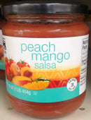 Food Lion Peach Mango Salsa 16 oz Jar Picante Dip Pepper Chips