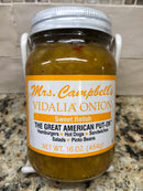 9 JARS Mrs. Campbell's SAMPLER Chow Chow Regular Hot Sweet Vidalia Onion Relish