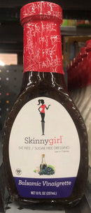 3 BOTTLES Skinnygirl Balsamic Vinaigrette Salad Dressing 8 fl Bottle